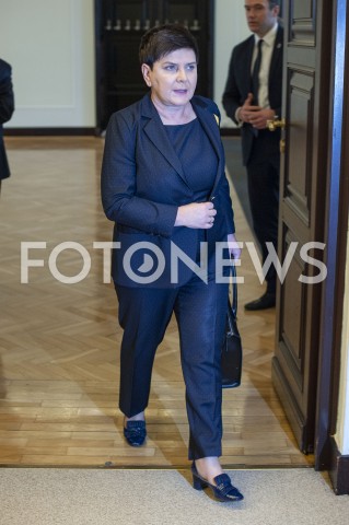  05.02.2019 WARSZAWA<br />POSIEDZENIE RZADU<br />N/Z BEATA SZYDLO<br /> 