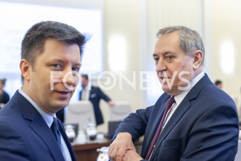  05.02.2019 WARSZAWA<br />POSIEDZENIE RZADU<br />N/Z HENRYK KOWACZYK MICHAL DWORCZYK<br /> 