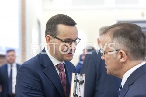  05.02.2019 WARSZAWA<br />POSIEDZENIE RZADU<br />N/Z PREMIER MATEUSZ MORAWIECKI JAROSLAW SELLIN<br /> 