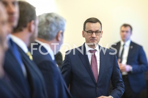  05.02.2019 WARSZAWA<br />POSIEDZENIE RZADU<br />N/Z PREMIER MATEUSZ MORAWIECKI<br /> 