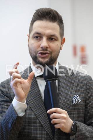  05.02.2019 WARSZAWA<br />KONFERENCJA PRASOWA KOMISJI WERYFIKACYJNEJ <br />N/Z PATRYK JAKI<br /> 