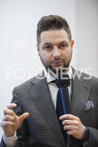  05.02.2019 WARSZAWA<br />KONFERENCJA PRASOWA KOMISJI WERYFIKACYJNEJ <br />N/Z PATRYK JAKI<br /> 