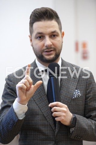  05.02.2019 WARSZAWA<br />KONFERENCJA PRASOWA KOMISJI WERYFIKACYJNEJ <br />N/Z PATRYK JAKI<br /> 