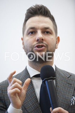  05.02.2019 WARSZAWA<br />KONFERENCJA PRASOWA KOMISJI WERYFIKACYJNEJ <br />N/Z PATRYK JAKI<br /> 