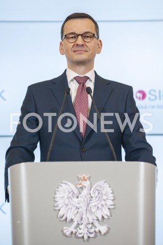  05.02.2019 WARSZAWA<br />KONFERENCJA POSILEK W DOMU I W SZKOLE<br />N/Z PREMIER MATEUSZ MORAWIECKI<br /> 