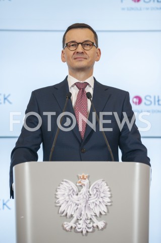  05.02.2019 WARSZAWA<br />KONFERENCJA POSILEK W DOMU I W SZKOLE<br />N/Z PREMIER MATEUSZ MORAWIECKI<br /> 