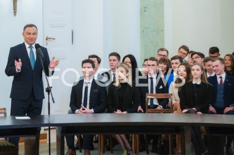  05.02.2019 WARSZAWA<br />
DEBATA OKSFORDZKA DOTYCZACA OBRAD OKRAGLEGO STOLU<br />
N/Z PREZYDENT RP ANDRZEJ DUDA<br />
 