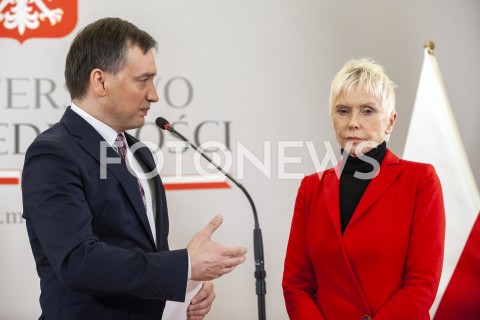  06.02.2019 WARSZAWA<br />KONFERENCJA NA TEMAT BUDOWY KLINIKI BUDZIK DLA DOROSLYCH<br />N/Z EWA BLASZCZYK ZBIGNIEW ZIOBRO<br /> 