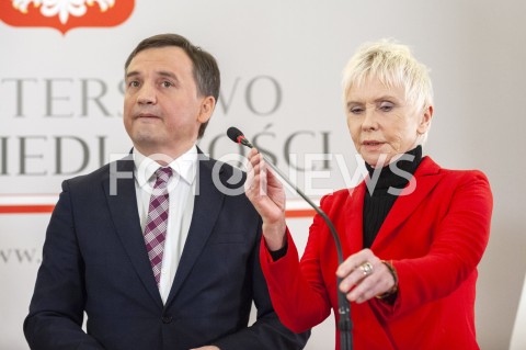  06.02.2019 WARSZAWA<br />KONFERENCJA NA TEMAT BUDOWY KLINIKI BUDZIK DLA DOROSLYCH<br />N/Z EWA BLASZCZYK ZBIGNIEW ZIOBRO<br /> 