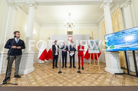  06.02.2019 WARSZAWA<br />KONFERENCJA NA TEMAT BUDOWY KLINIKI BUDZIK DLA DOROSLYCH<br />N/Z EWA BLASZCZYK ZBIGNIEW ZIOBRO TOMASZ JASTRZEBSKI MARCIN ROMANOWSKI JAN KANTHAK<br /> 