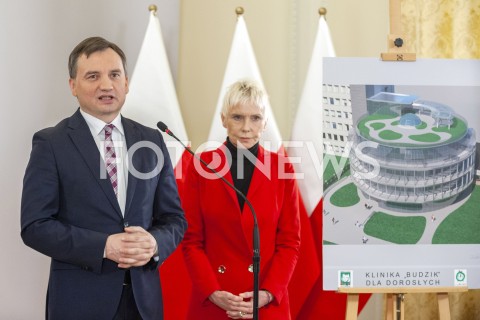Konferencja na temat budowy kliniki "Budzik" dla dorosłych w Warszawie