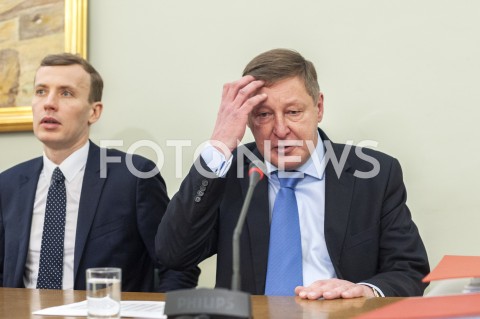  06.02.2019 WARSZAWA SEJM<br />PRZESLUCHANIE ANDRZEJA PARAFIANOWICZA PRZED KOMISJA DS VAT<br />N/Z ANDRZEJ PARAFIANOWICZ<br /> 