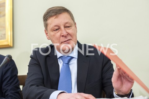  06.02.2019 WARSZAWA SEJM<br />PRZESLUCHANIE ANDRZEJA PARAFIANOWICZA PRZED KOMISJA DS VAT<br />N/Z ANDRZEJ PARAFIANOWICZ<br /> 