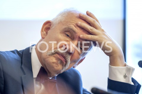  06.02.2019 WARSZAWA SEJM<br />PREZENTACJA RAPORTU SRODOWISK PRAWICOWYCH NA TEMAT STANU POLSKIEJ ARMII<br />N/Z JANUSZ KORWIN MIKKE<br /> 