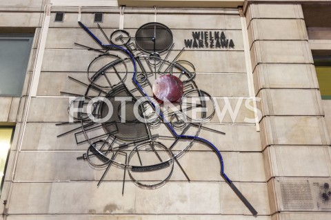  07.02.2019 WARSZAWA<br />ODSLONIECIE NEONU WIELKA WARSZAWA NA MARSZALKOWSKIEJ<br />N/Z NEON<br /> 