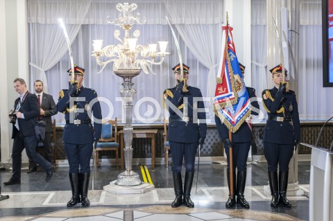  08.02.2019 WARSZAWA SEJM<br />OBCHODY 100LECIA PARLAMENTARYZMU<br />N/Z STRAZ MARSZALKOWSKA<br /> 