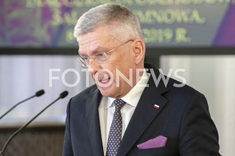  08.02.2019 WARSZAWA SEJM<br />OBCHODY 100LECIA PARLAMENTARYZMU<br />N/Z STANISLAW KARCZEWSKI <br /> 