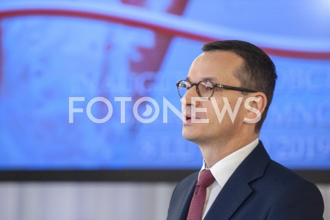  08.02.2019 WARSZAWA SEJM<br />OBCHODY 100LECIA PARLAMENTARYZMU<br />N/Z PREMIER MATEUSZ MORAWIECKI <br /> 