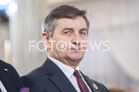  08.02.2019 WARSZAWA SEJM<br />OBCHODY 100LECIA PARLAMENTARYZMU<br />N/Z MAREK KUCHCINSKI <br /> 
