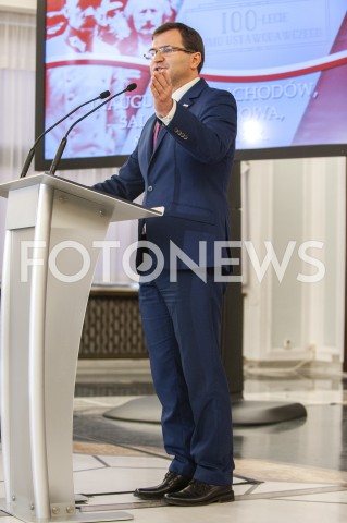 08.02.2019 WARSZAWA SEJM<br />OBCHODY 100LECIA PARLAMENTARYZMU<br />N/Z ZBIGNIEW GIRZYNSKI <br /> 