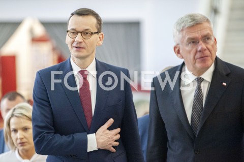  08.02.2019 WARSZAWA SEJM<br />OBCHODY 100LECIA PARLAMENTARYZMU<br />N/Z PREMIER MATEUSZ MORAWIECKI STANISLAW KARCZEWSKI <br /> 