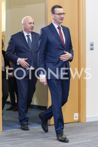  08.02.2019 WARSZAWA<br />ODPRAWA DOTYCZACA WDROZEN W ESCAPE ROOMACH<br />N/Z PREMIER MATEUSZ MORAWIECKI JOACHIM BRUDZINSKI<br /> 