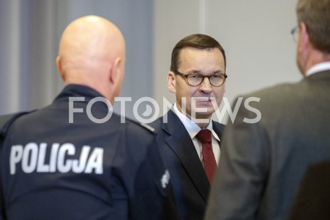  08.02.2019 WARSZAWA<br />ODPRAWA DOTYCZACA WDROZEN W ESCAPE ROOMACH<br />N/Z PREMIER MATEUSZ MORAWIECKI POLICJA<br /> 