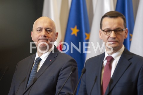  08.02.2019 WARSZAWA<br />ODPRAWA DOTYCZACA WDROZEN W ESCAPE ROOMACH<br />N/Z PREMIER MATEUSZ MORAWIECKI JOACHIM BRUDZINSKI<br /> 