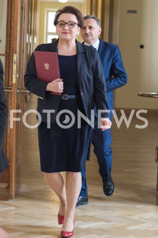  11.02.2019 WARSZAWA<br />KONFERENCJA PRASOWA MINISTER EDUKACJI NARODOWEJ<br />POROZUMIENIE NA RZECZ EDUKACJI PRZYSZLOSCI<br />N/Z ANNA ZALEWSKA MACIEJ KOPEC<br /> 