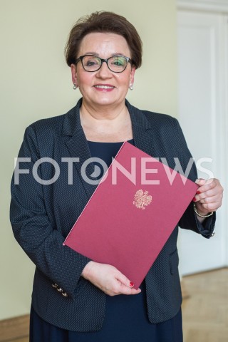  11.02.2019 WARSZAWA<br />KONFERENCJA PRASOWA MINISTER EDUKACJI NARODOWEJ<br />POROZUMIENIE NA RZECZ EDUKACJI PRZYSZLOSCI<br />N/Z ANNA ZALEWSKA<br /> 