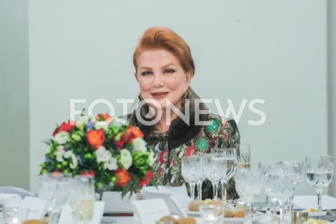  11.02.2019 WARSZAWA<br />SPOTKANIE PREZYDENTA RP Z SZEFAMI MISJI DYPLOMATYCZNYCH PANSTW INICJATYWY TROJMORZA<br />N/Z GEORGETTE MOSBACHER<br /> 