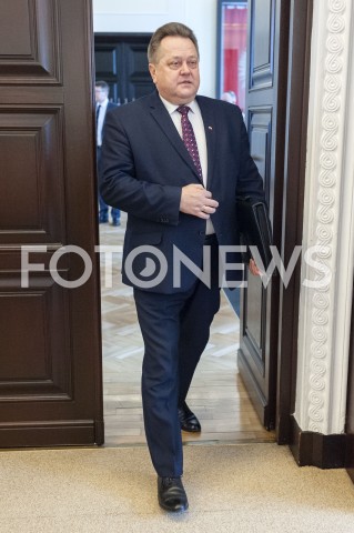  12.02.2019 WARSZAWA<br />POSIEDZENIE RADY MINISTROW<br />POSIEDZENIE RZADU<br />N/Z JAROSLAW ZIELINSKI<br /> 
