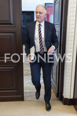  12.02.2019 WARSZAWA<br />POSIEDZENIE RADY MINISTROW<br />POSIEDZENIE RZADU<br />N/Z JAROSLAW GOWIN<br /> 