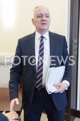  12.02.2019 WARSZAWA<br />POSIEDZENIE RADY MINISTROW<br />POSIEDZENIE RZADU<br />N/Z JAROSLAW GOWIN<br /> 