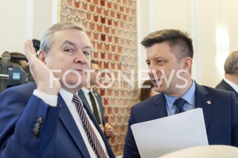  12.02.2019 WARSZAWA<br />POSIEDZENIE RADY MINISTROW<br />POSIEDZENIE RZADU<br />N/Z MICHAL DWORCZYK PIOTR GLINSKI<br /> 