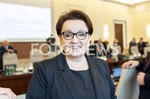  12.02.2019 WARSZAWA<br />POSIEDZENIE RADY MINISTROW<br />POSIEDZENIE RZADU<br />N/Z ANNA ZALEWSKA<br /> 