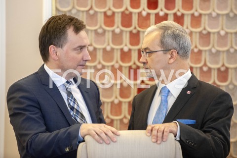  12.02.2019 WARSZAWA<br />POSIEDZENIE RADY MINISTROW<br />POSIEDZENIE RZADU<br />N/Z ZBIGNIEW ZIOBRO JERZY KWIECINSKI<br /> 