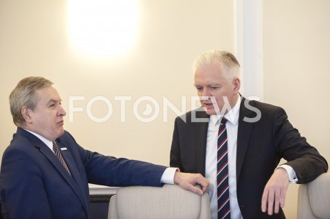  12.02.2019 WARSZAWA<br />POSIEDZENIE RADY MINISTROW<br />POSIEDZENIE RZADU<br />N/Z PIOTR GLINSKI JAROSLAW GOWIN<br /> 