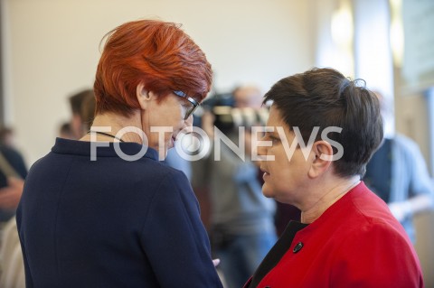  12.02.2019 WARSZAWA<br />POSIEDZENIE RADY MINISTROW<br />POSIEDZENIE RZADU<br />N/Z BEATA SZYDLO ELZBIETA RAFALSKA<br /> 