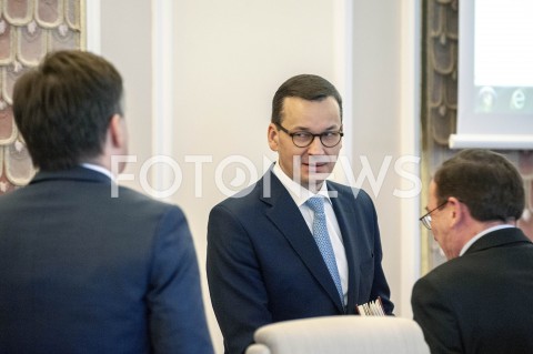  12.02.2019 WARSZAWA<br />POSIEDZENIE RADY MINISTROW<br />POSIEDZENIE RZADU<br />N/Z PREMIER MATEUSZ MORAWIECKI ZBIGNIEW ZIOBRO MARIUSZ KAMINSKI<br /> 