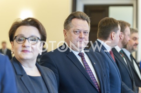  12.02.2019 WARSZAWA<br />POSIEDZENIE RADY MINISTROW<br />POSIEDZENIE RZADU<br />N/Z JAROSLAW ZIELINSKI ANNA ZALEWSKA<br /> 