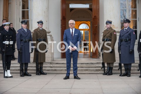  12.02.2019 WARSZAWA<br />SPOTKANIE MINISTRA SPRAW ZAGRANICZNYCH POLSKI Z SEKRETARZEM STANU USA<br />N/Z JACEK CZAPUTOWICZ<br /> 