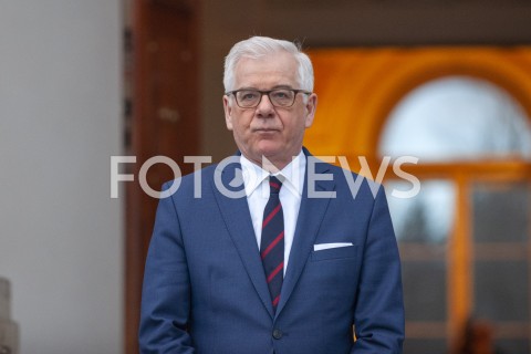  12.02.2019 WARSZAWA<br />SPOTKANIE MINISTRA SPRAW ZAGRANICZNYCH POLSKI Z SEKRETARZEM STANU USA<br />N/Z JACEK CZAPUTOWICZ<br /> 