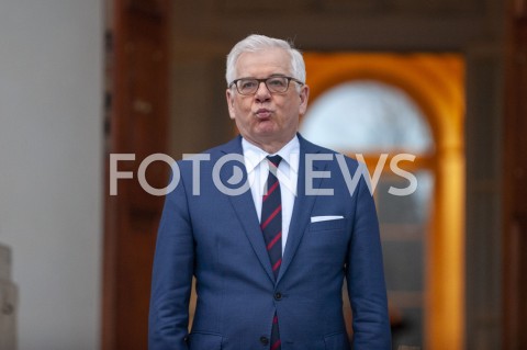  12.02.2019 WARSZAWA<br />SPOTKANIE MINISTRA SPRAW ZAGRANICZNYCH POLSKI Z SEKRETARZEM STANU USA<br />N/Z JACEK CZAPUTOWICZ<br /> 