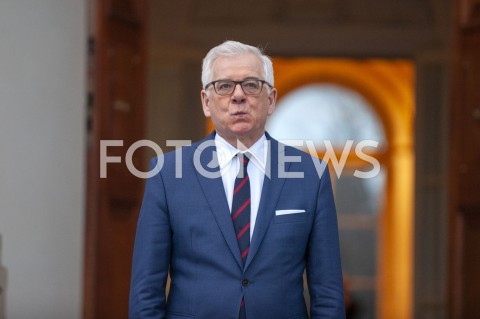  12.02.2019 WARSZAWA<br />SPOTKANIE MINISTRA SPRAW ZAGRANICZNYCH POLSKI Z SEKRETARZEM STANU USA<br />N/Z JACEK CZAPUTOWICZ<br /> 