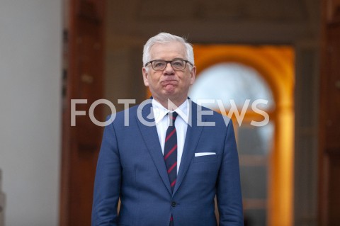  12.02.2019 WARSZAWA<br />SPOTKANIE MINISTRA SPRAW ZAGRANICZNYCH POLSKI Z SEKRETARZEM STANU USA<br />N/Z JACEK CZAPUTOWICZ<br /> 