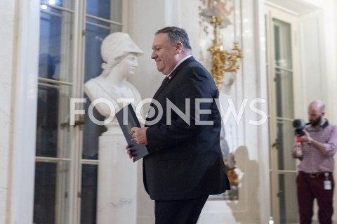  12.02.2019 WARSZAWA<br />SPOTKANIE MINISTRA SPRAW ZAGRANICZNYCH POLSKI Z SEKRETARZEM STANU USA<br />N/Z MIKE POMPEO<br /> 