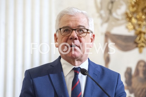  12.02.2019 WARSZAWA<br />SPOTKANIE MINISTRA SPRAW ZAGRANICZNYCH POLSKI Z SEKRETARZEM STANU USA<br />N/Z JACEK CZAPUTOWICZ<br /> 