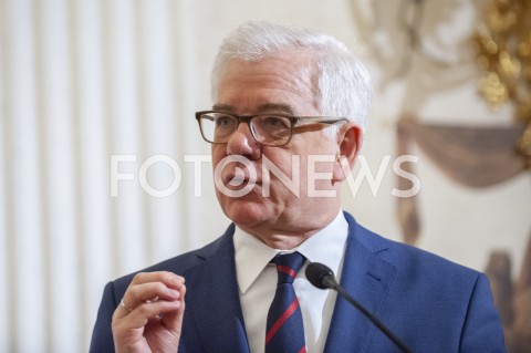  12.02.2019 WARSZAWA<br />SPOTKANIE MINISTRA SPRAW ZAGRANICZNYCH POLSKI Z SEKRETARZEM STANU USA<br />N/Z JACEK CZAPUTOWICZ<br /> 