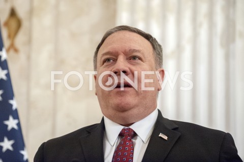  12.02.2019 WARSZAWA<br />SPOTKANIE MINISTRA SPRAW ZAGRANICZNYCH POLSKI Z SEKRETARZEM STANU USA<br />N/Z MIKE POMPEO<br /> 